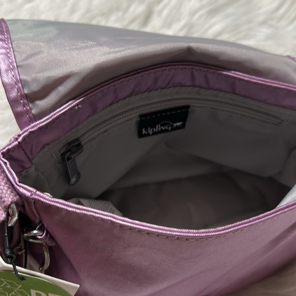 Kipling Women's Sabian Metallic Crossbody Mini Bag with Adjustable - Picture 9 of 9